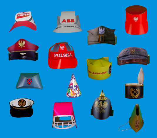 czapki reklamowe kartonowe